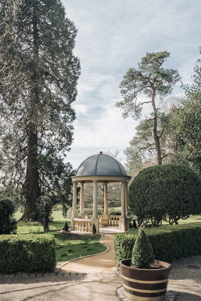 Garden gazebo at Kilworth House