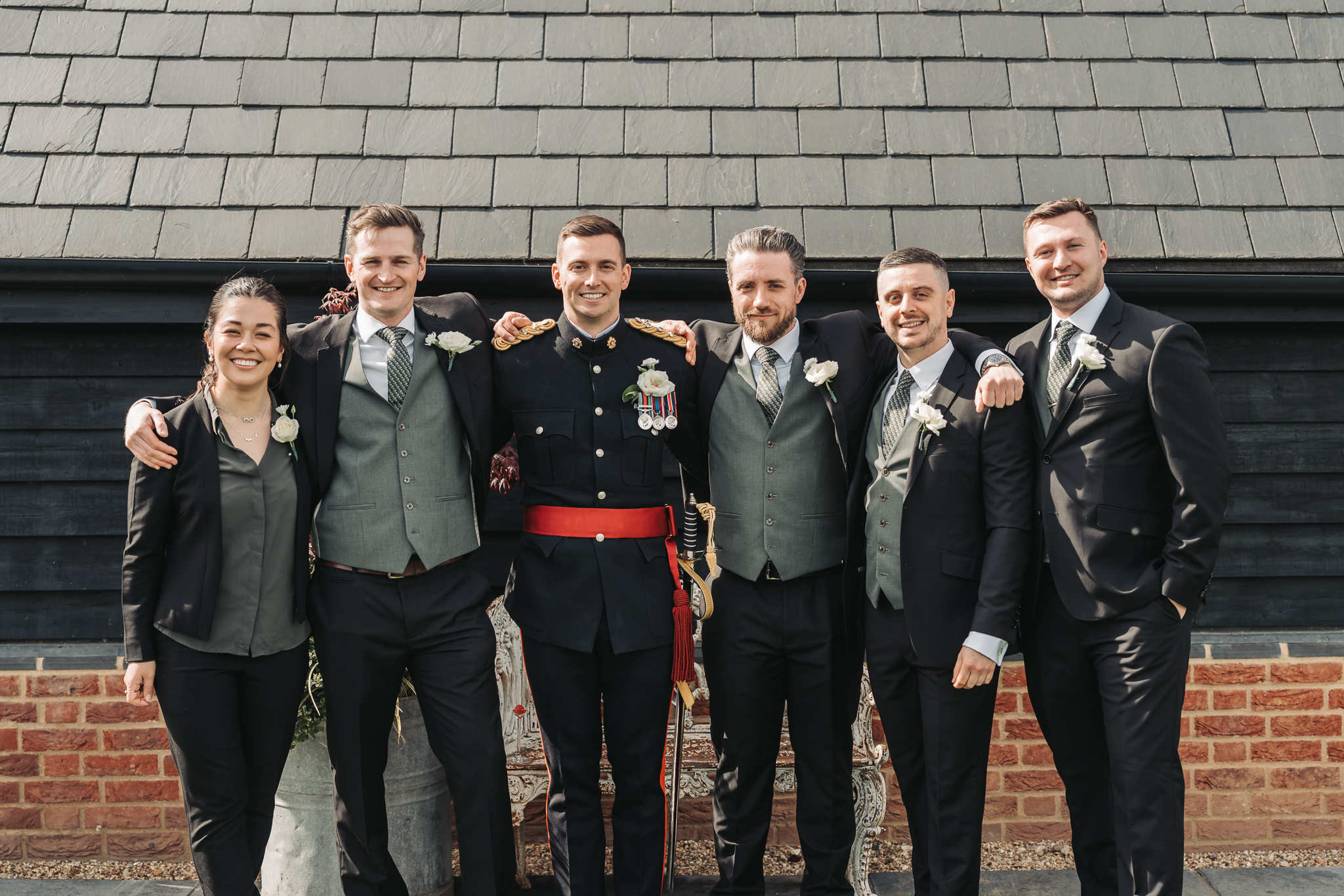 groom with grooms party