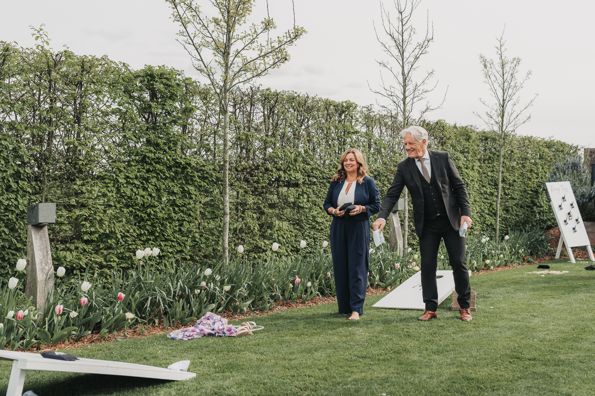 guest playing lawn games
